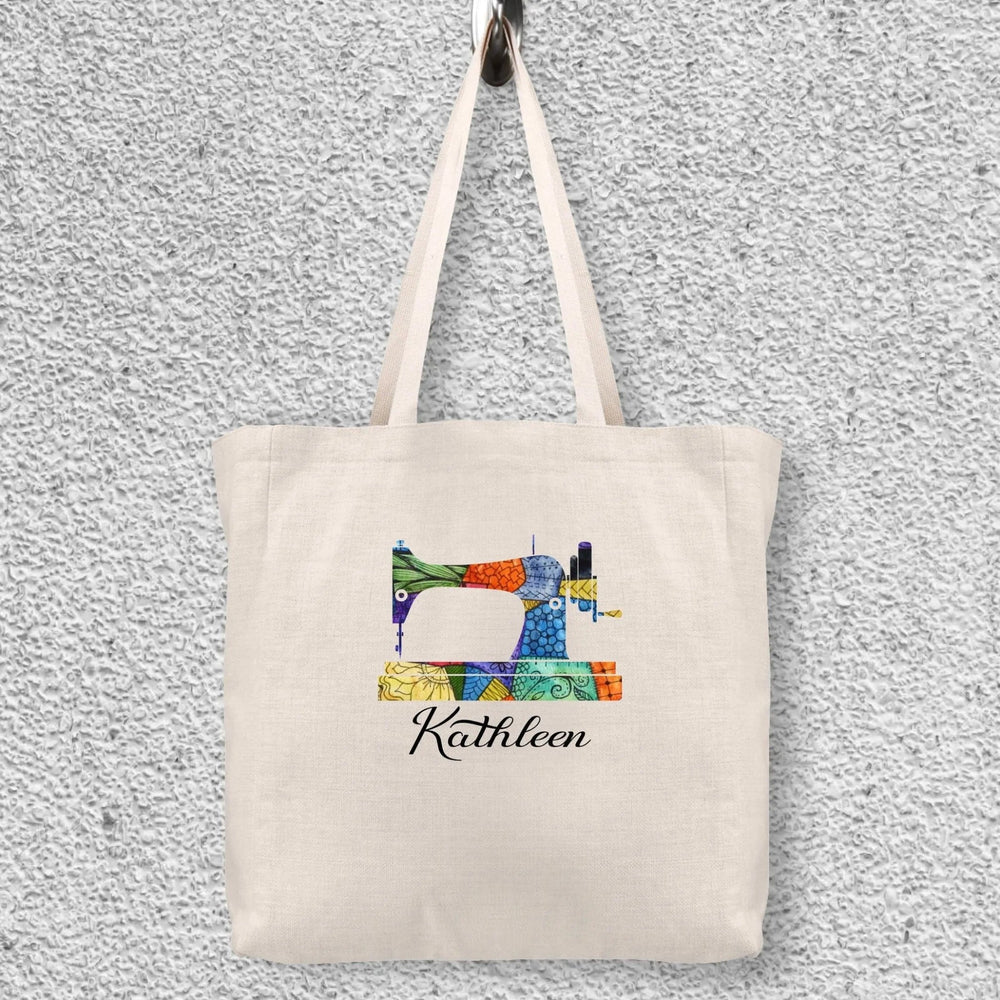 Blessed are the quilters for they shall be called Piecemakers. Quilter's tote bag - Jammin Threads