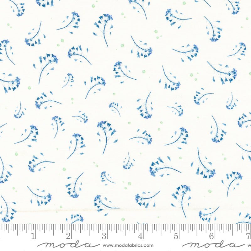 Bluebell Cloud Cotton Quilt Fabric by Janet Clare for Moda Fabrics - Jammin Threads