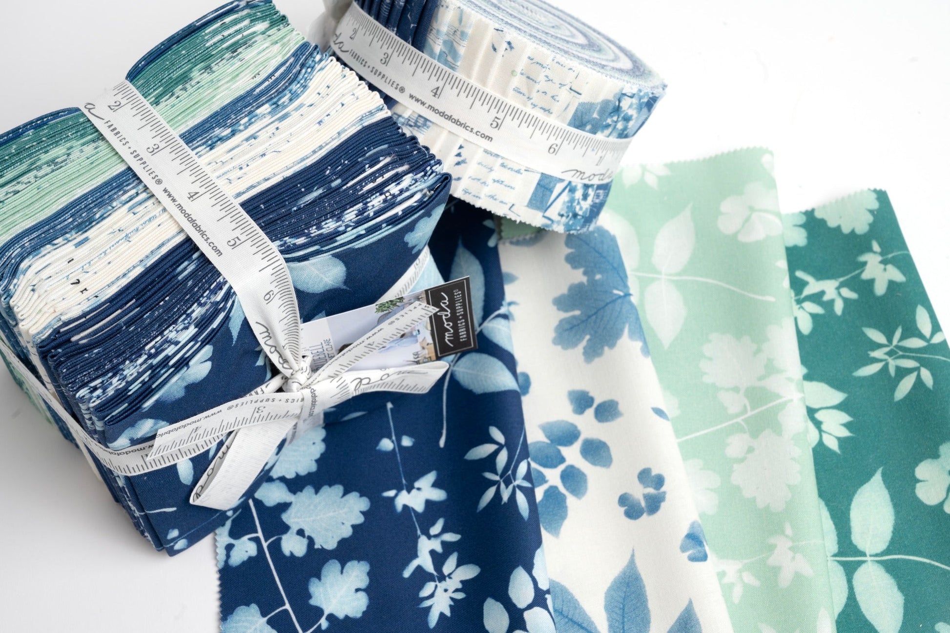 Bluebell Cloud Cotton Quilt Fabric by Janet Clare for Moda Fabrics - Jammin Threads