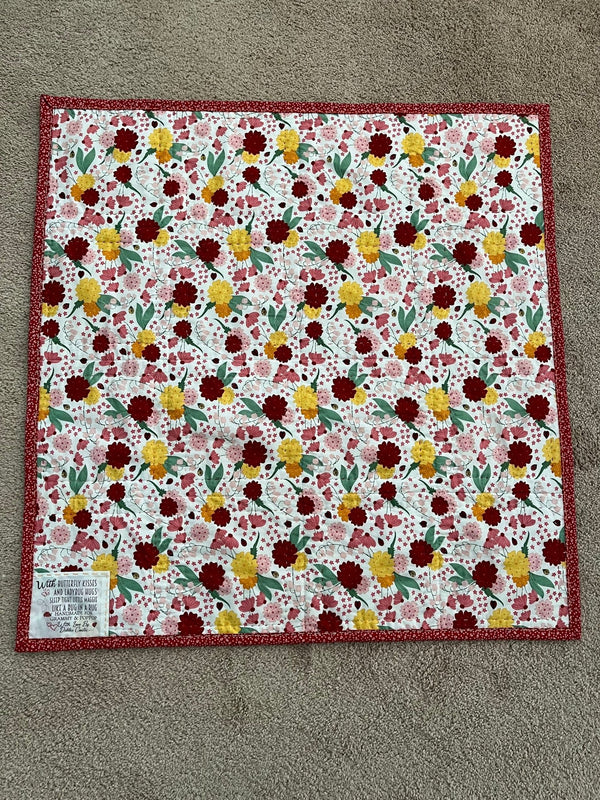 Butterfly Kisses and A Ladybug Hug. Personalized baby and kid's quilt labels - Jammin Threads
