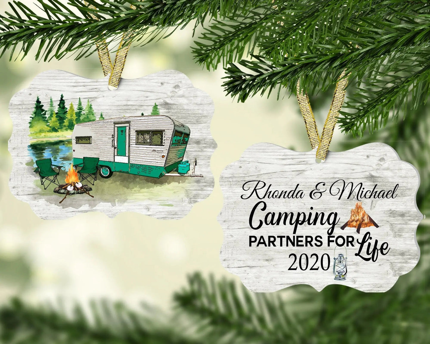 Camping Partners for Life Ornament - Jammin Threads