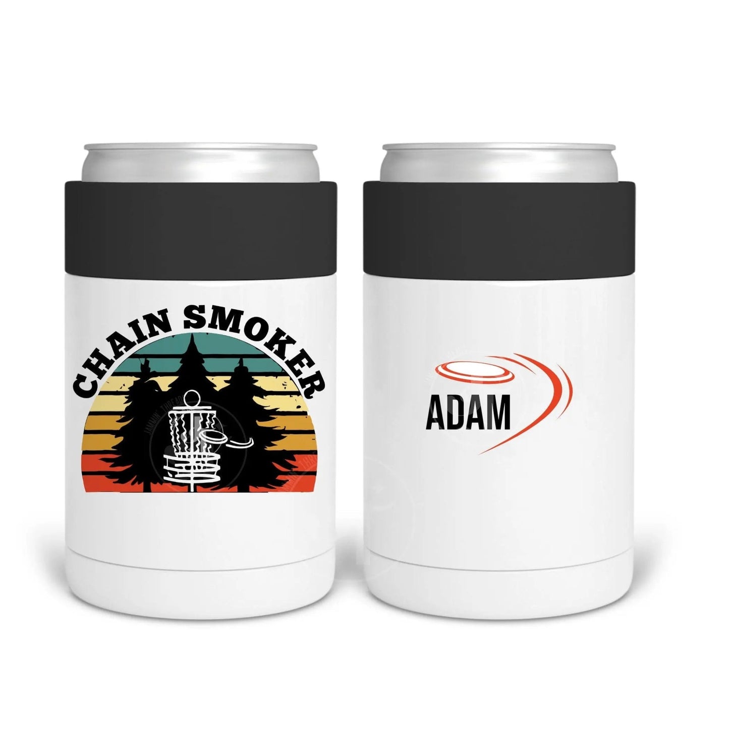 Chain Smoker. Funny, personalized Frisbee Golf and Ultimate Frisbee mugs and tumblers - Jammin Threads