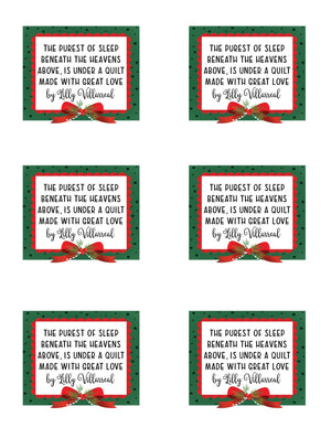 Christmas Quilt Labels - Jammin Threads