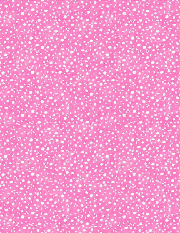 Connect The Dots Fabric in Pink and White by Wilmington Prints - Jammin Threads