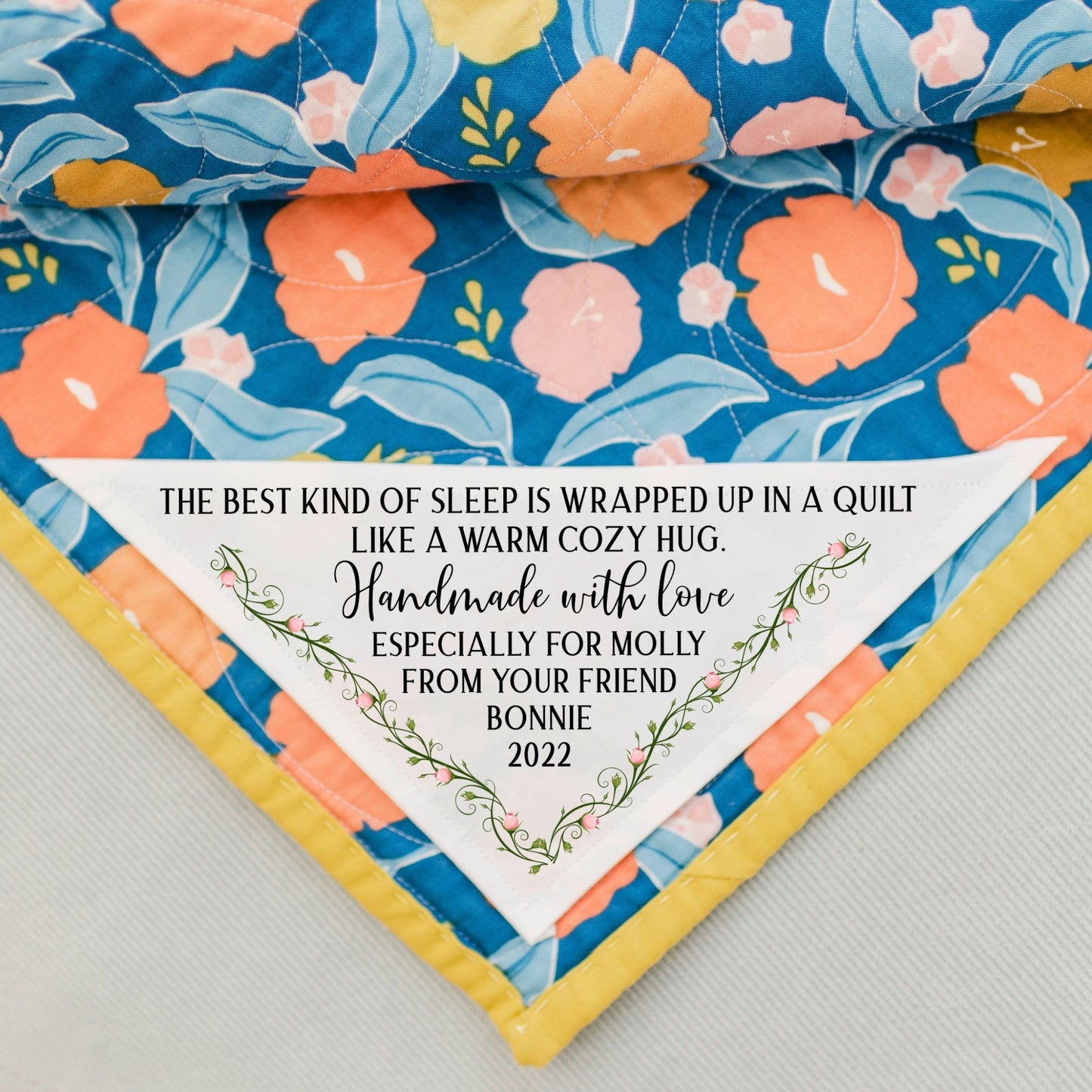 Corner Quilt Label - Jammin Threads