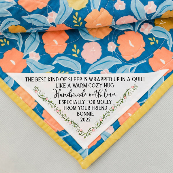 Corner Quilt Label - Jammin Threads