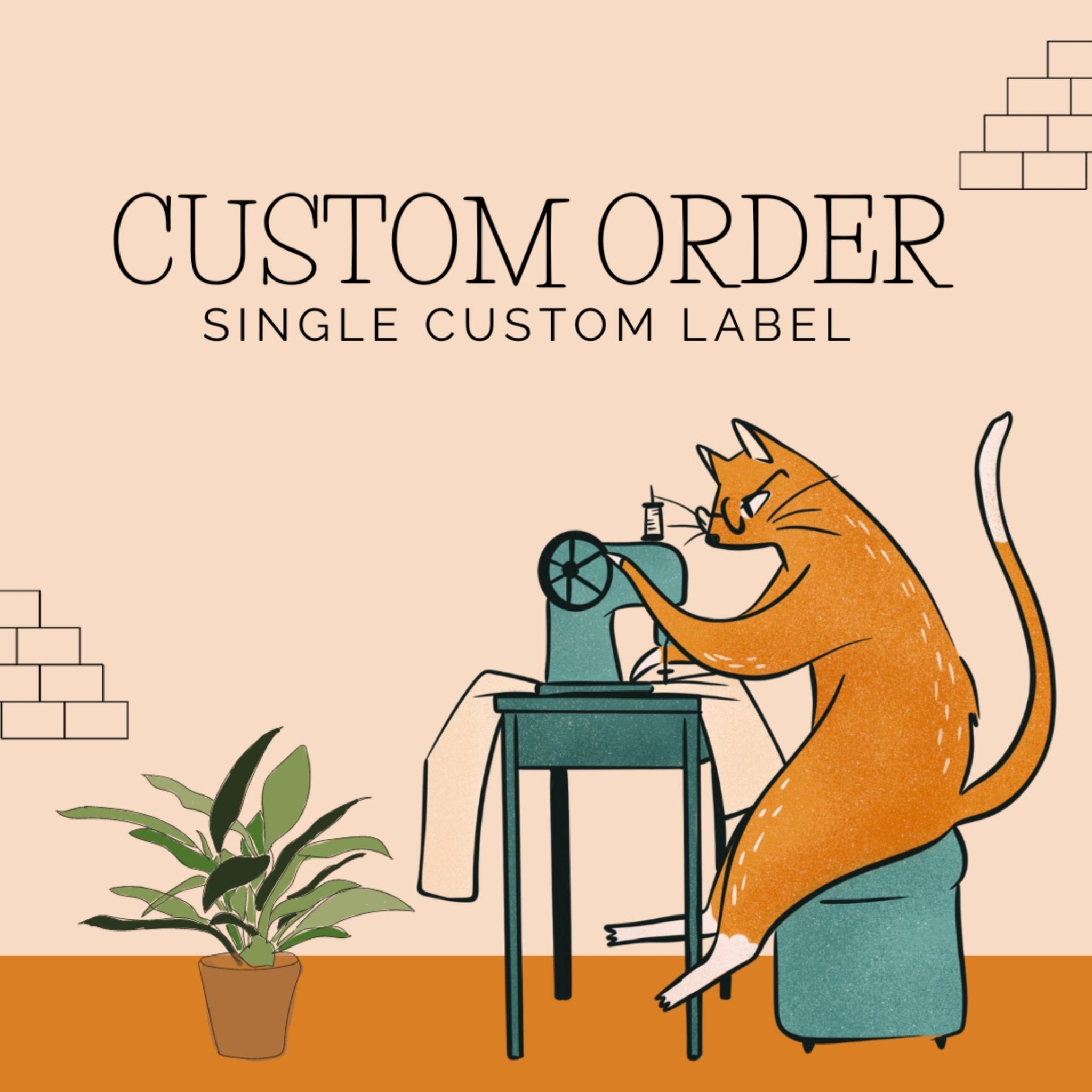 Custom Order for 1 SINGLE Label – Jammin Threads