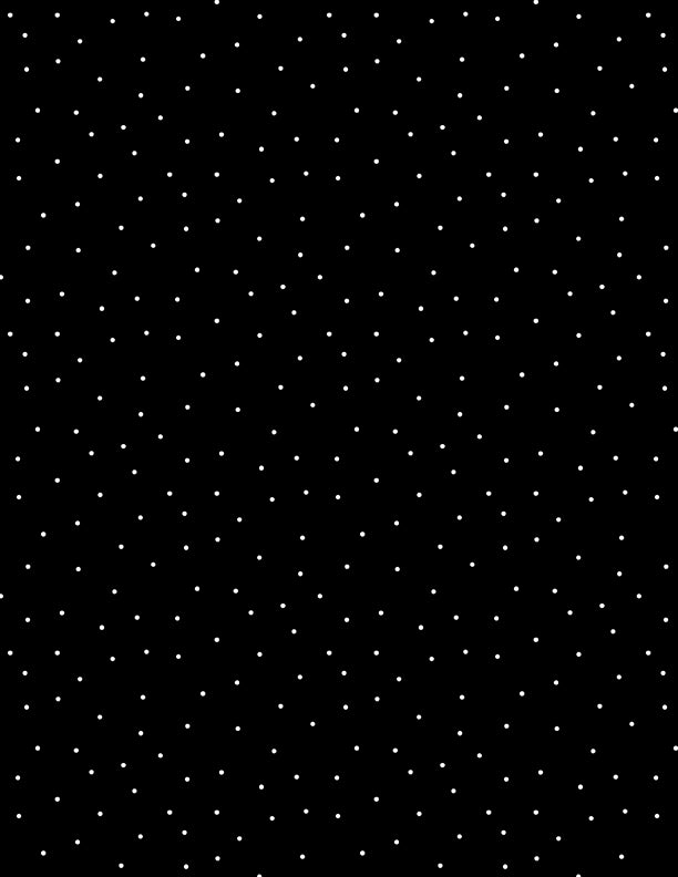 Essentials Classics Black and White Pindots quilt fabric by Wilmington Prints - Jammin Threads