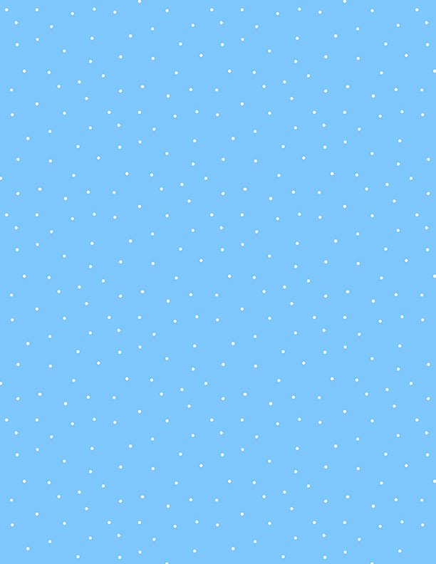 Essentials Classics Blue and White Pindots quilt fabric by Wilmington Prints - Jammin Threads