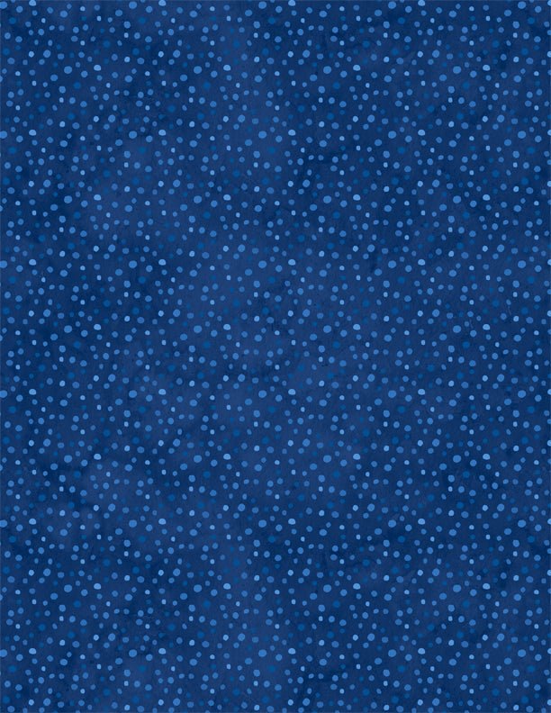 Essentials Quilt Fabric Navy Petite Dots by Wilmington Prints - Jammin Threads