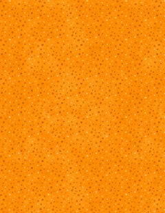 Essentials Quilt Fabric Orange on Orange Petite Dots by Wilmington Prints - Jammin Threads