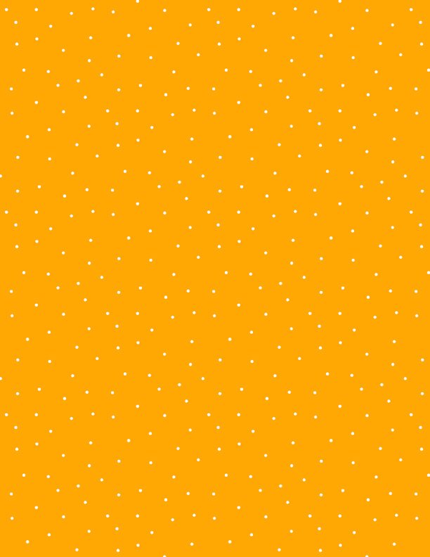 Essentials Quilt Fabric White Pin Dots Orange by Wilmington Prints - Jammin Threads