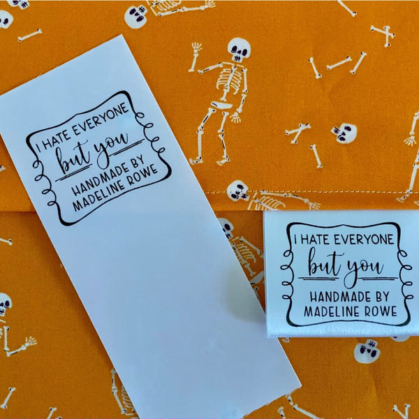 Everyone but You Satin Labels - Jammin Threads