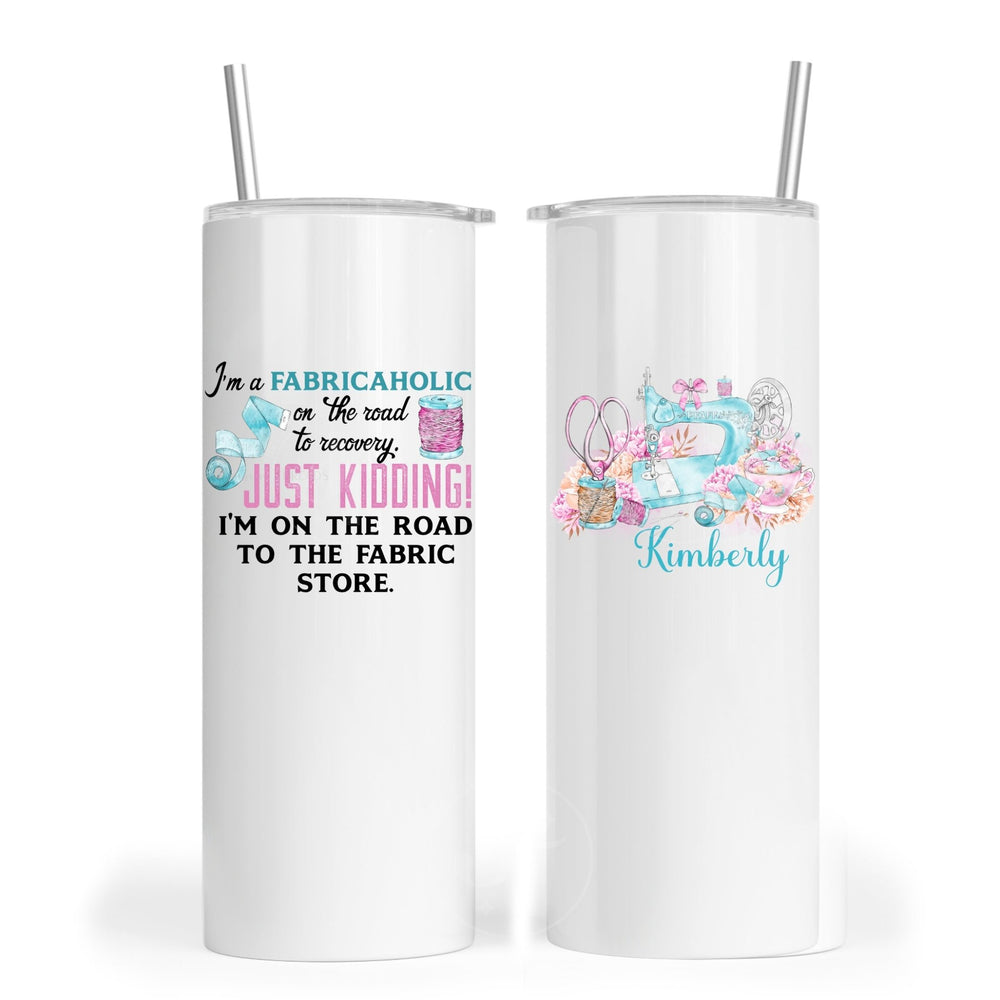 Fabricaholic - Funny ,personalized sewing and quilting mugs and tumblers - Jammin Threads