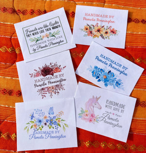 Floral Quilt Label Assortment - Jammin Threads