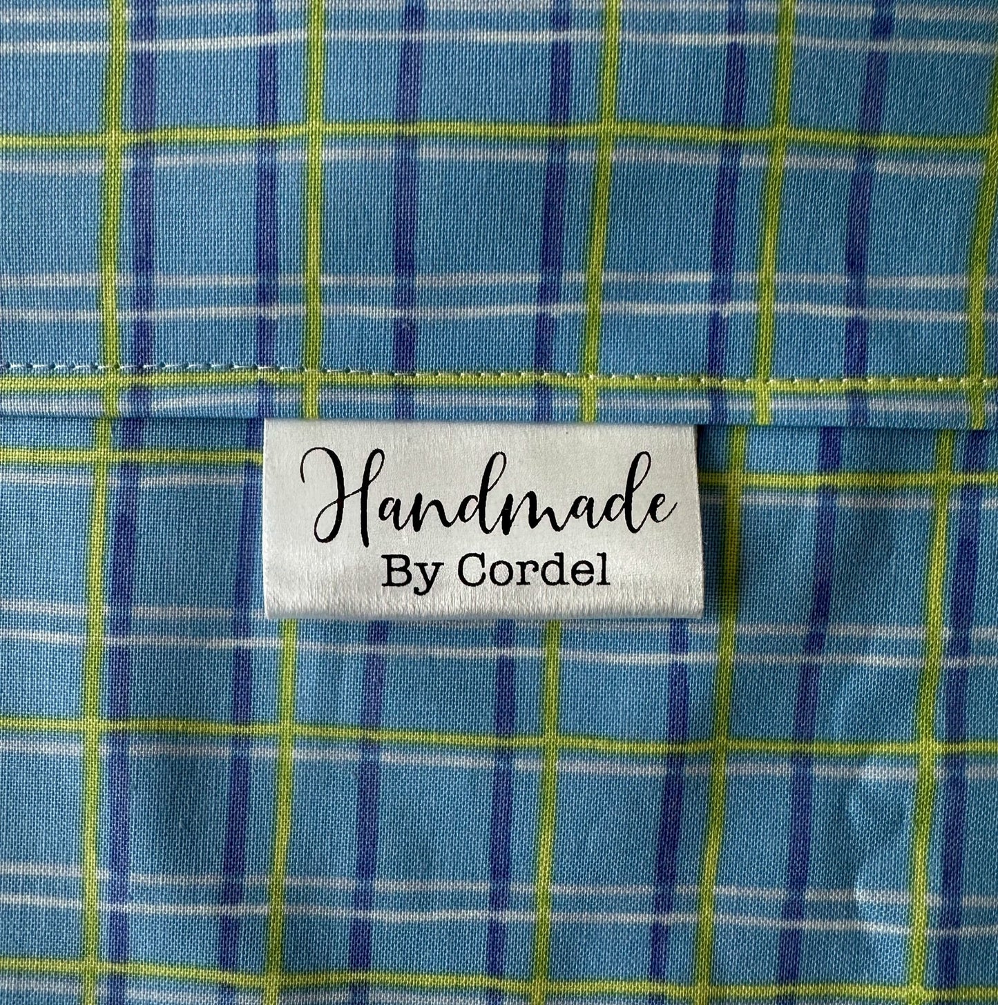Handmade Satin Labels. Personalized satin quilt labels and tags - Jammin Threads