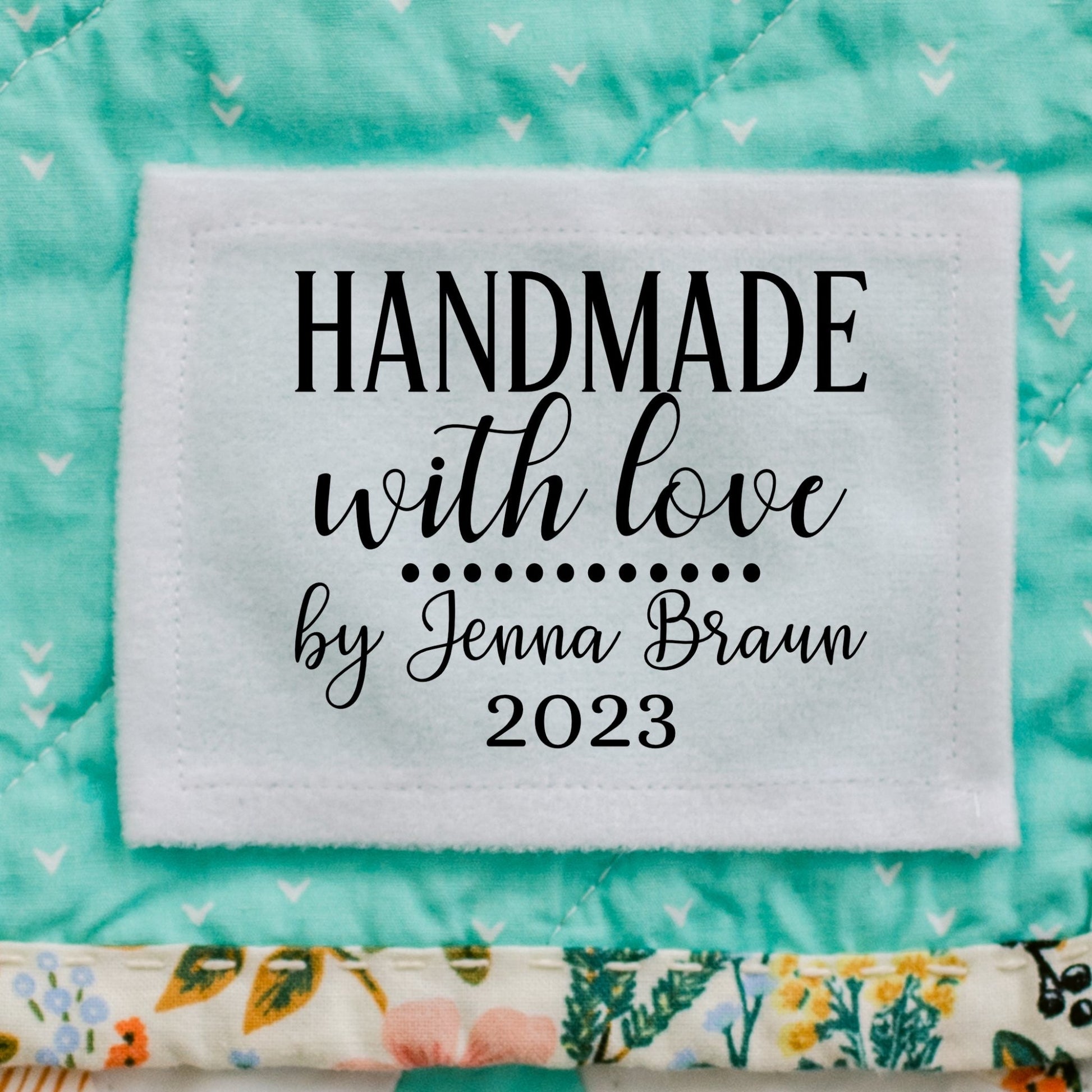 Handmade with Love - Personalized Quilt Labels - Jammin Threads