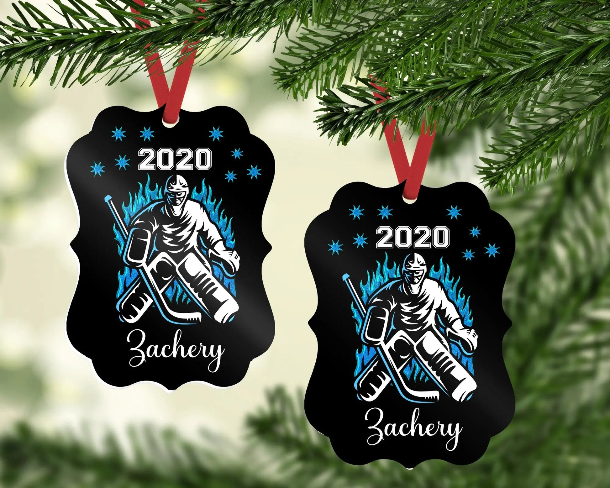 Hockey Player Ornament - Jammin Threads