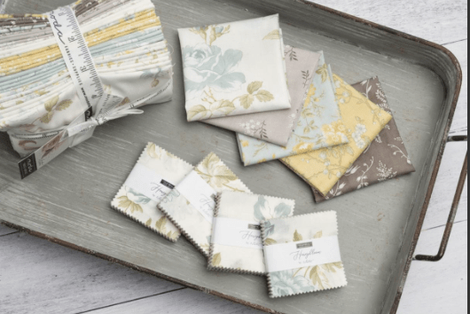 Honeybloom Mini Charm Pack Quilt Fabric by 3 Sisters for Moda Fabrics. - Jammin Threads
