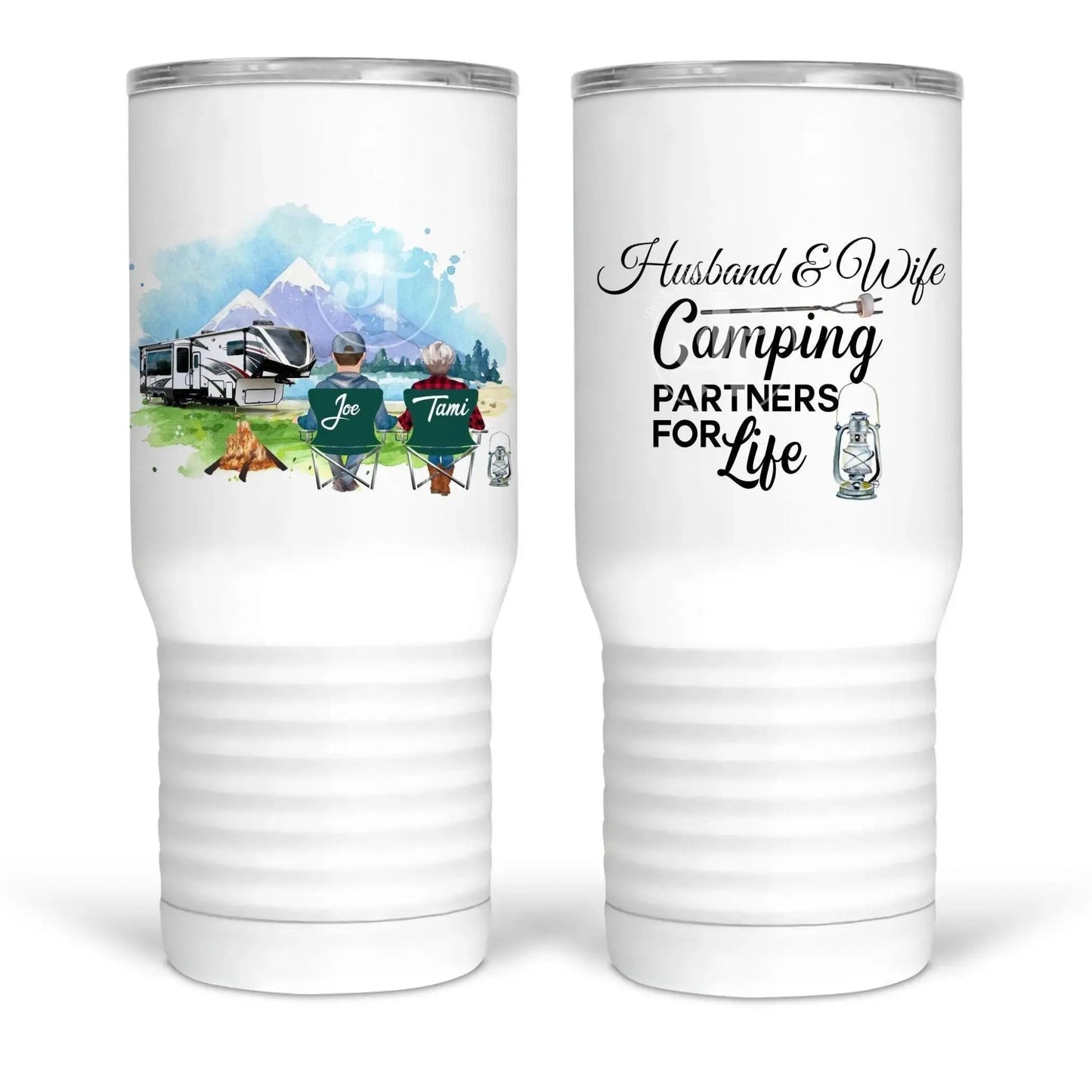 Husband and Wife Camping Partners - Jammin Threads