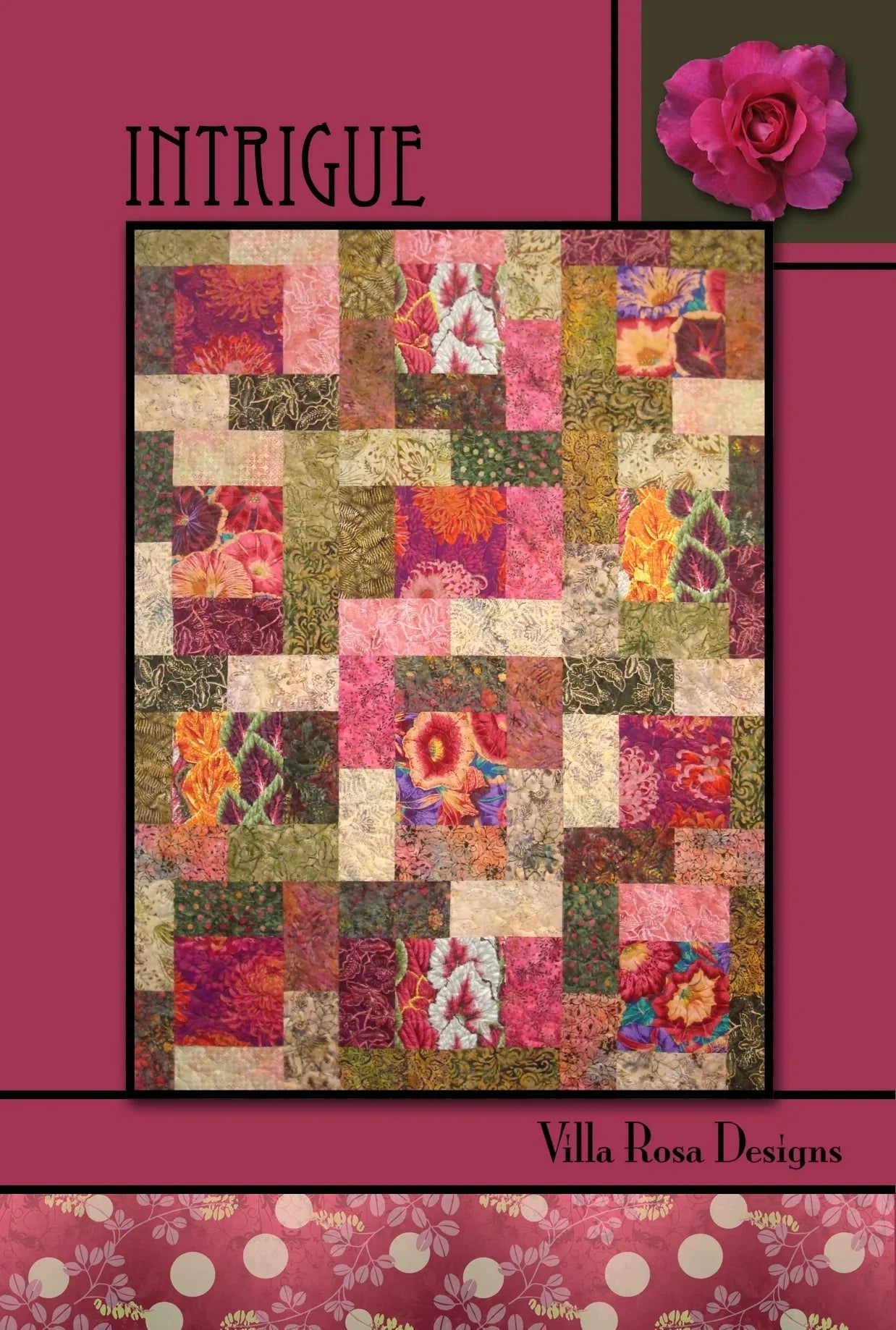 Intrigue Quilt Pattern by Villa Rosa Designs -( PDF Downloadable Version) - Jammin Threads