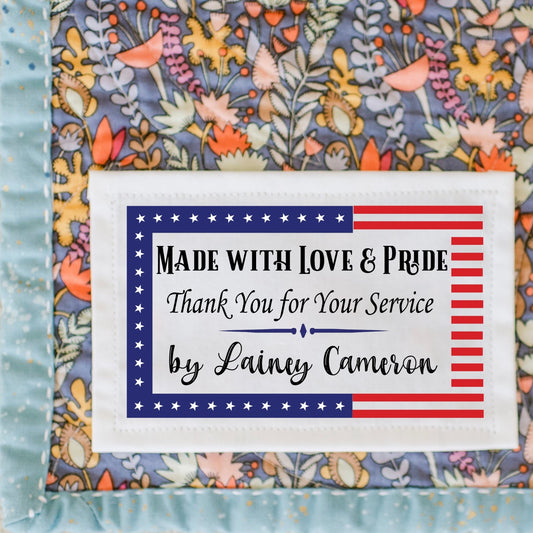 Love and Pride Patriotic Label - Jammin Threads