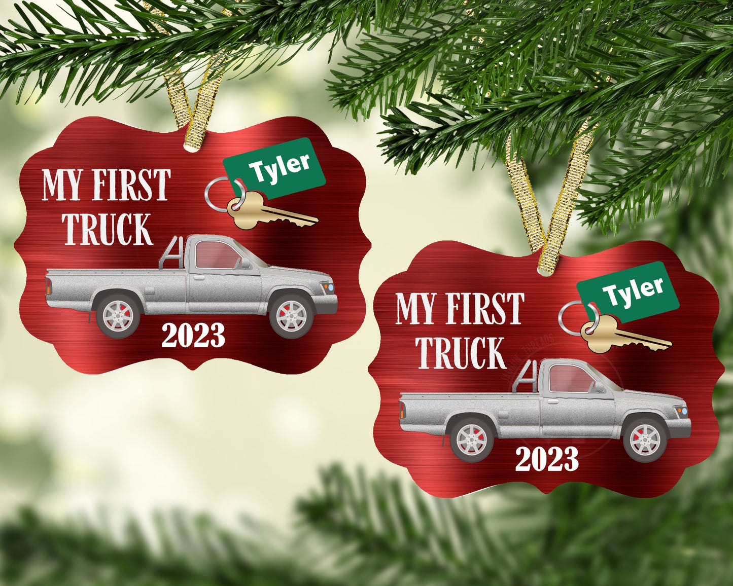 My First Truck Ornament Christmas Ornament - Jammin Threads