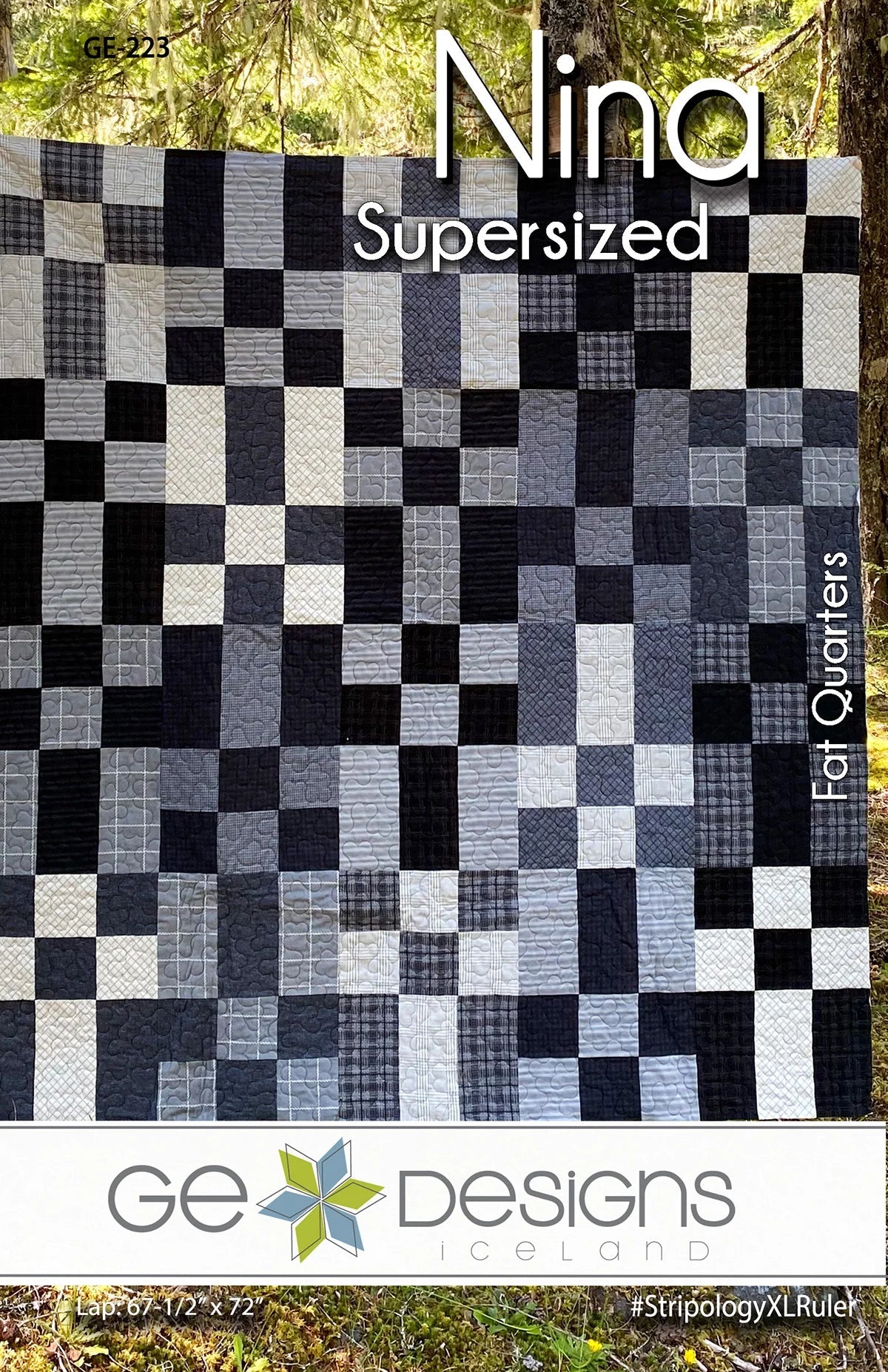 Nina Supersized Quilt Pattern by GE Designs - Jammin Threads