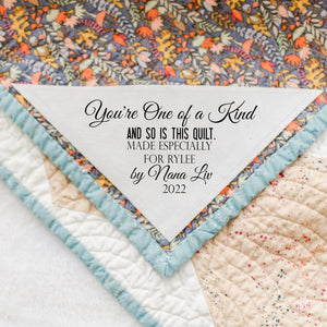 One of a Kind Corner Label - Jammin Threads