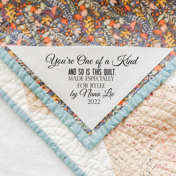 One of a Kind Corner Label - Jammin Threads