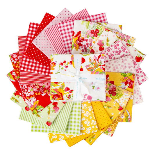 Picnic Florals Fat Quarter Bundle by My Mind's Eye for Riley Blake Designs - Jammin Threads