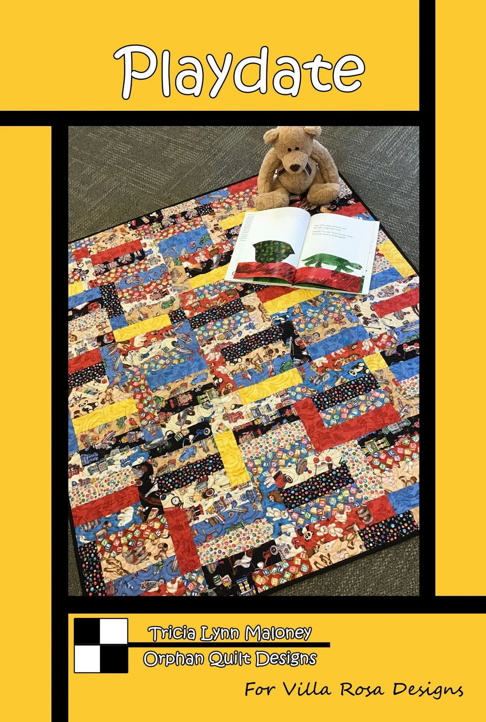 Playdate Quilt Pattern by Orphan Quilt Designs for Villa Rosa Designs - Jammin Threads