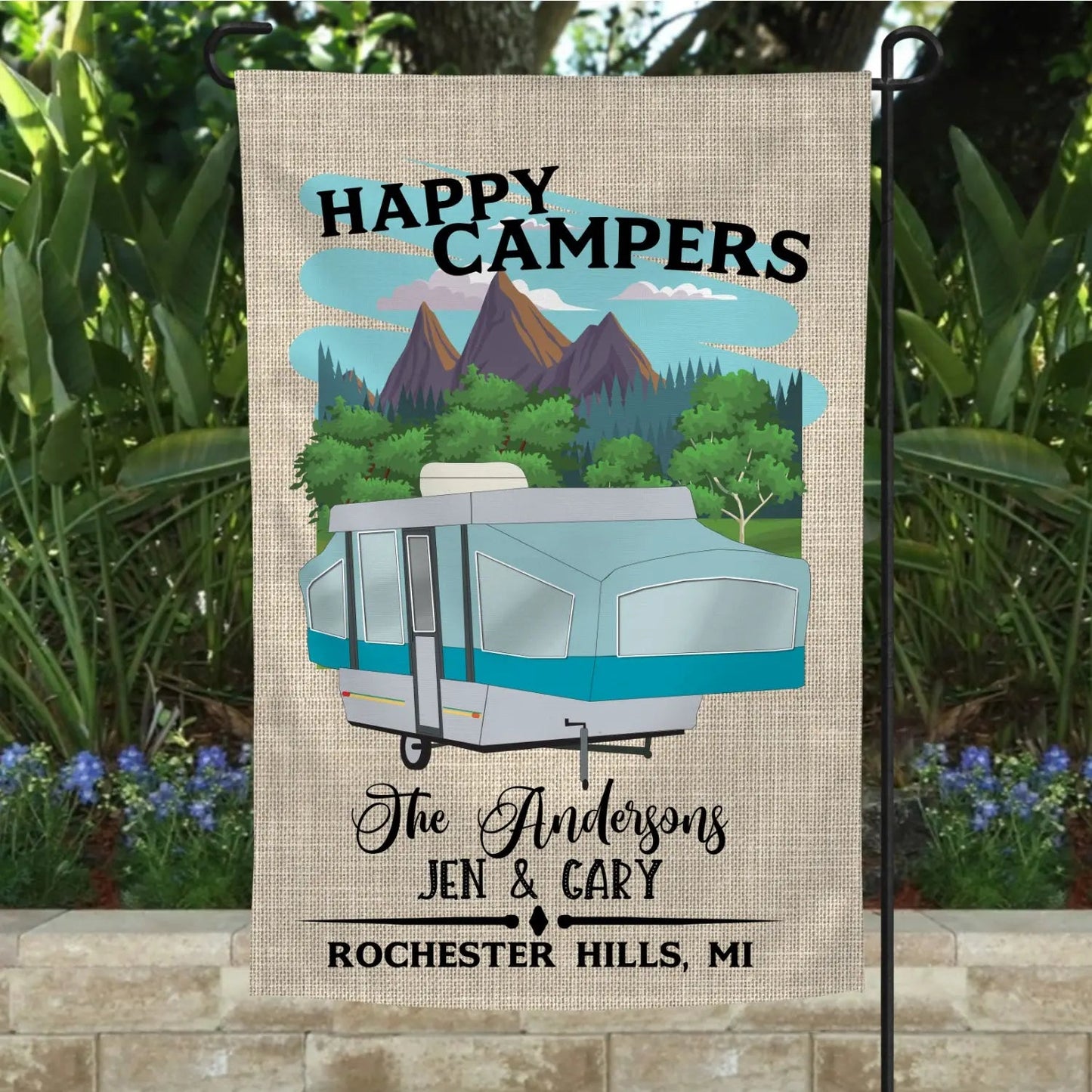 Pop-up Camper Flag - Jammin Threads