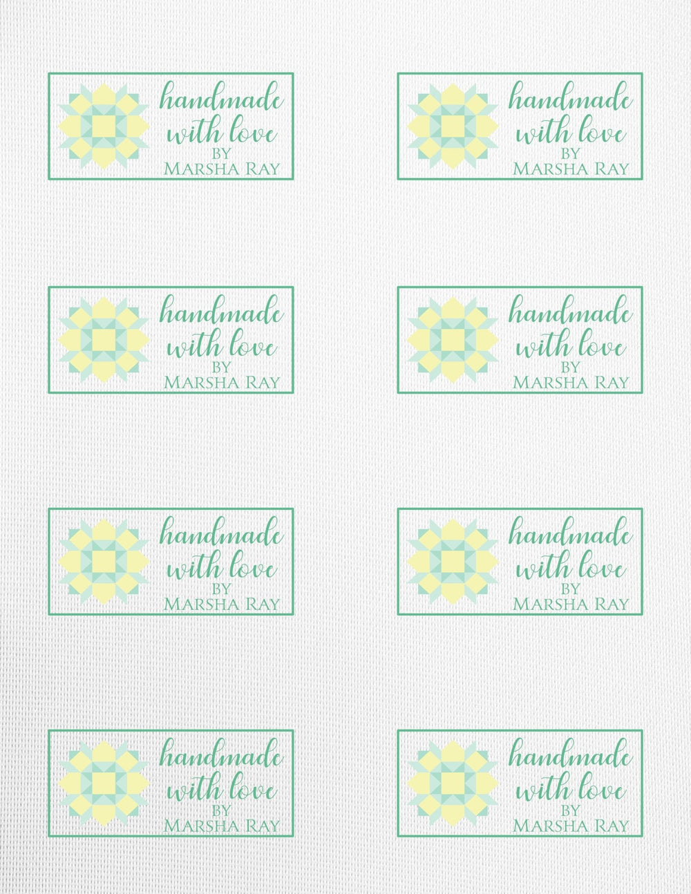 Quilt Block Quilt Labels - Jammin Threads