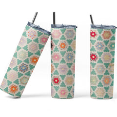 Quilt Pattern Tumbler - Jammin Threads