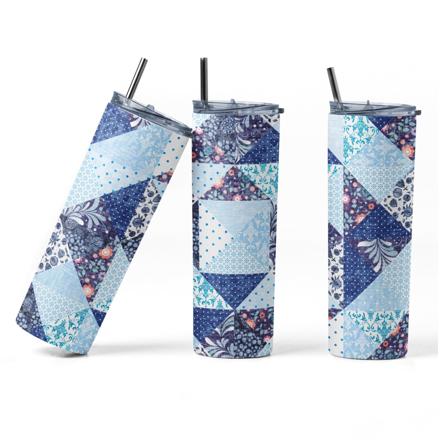 Quilt Pattern Tumbler - Jammin Threads