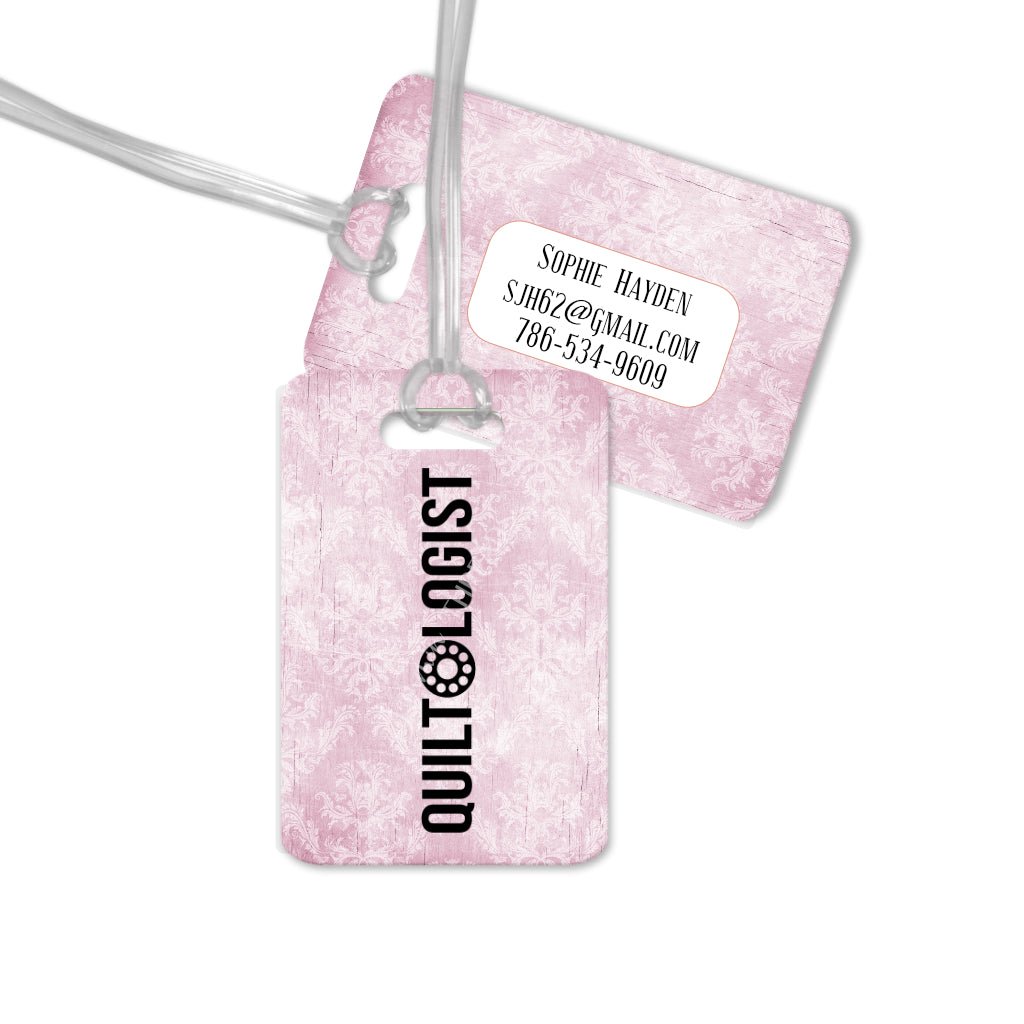 Quiltologist Luggage Tag - Jammin Threads