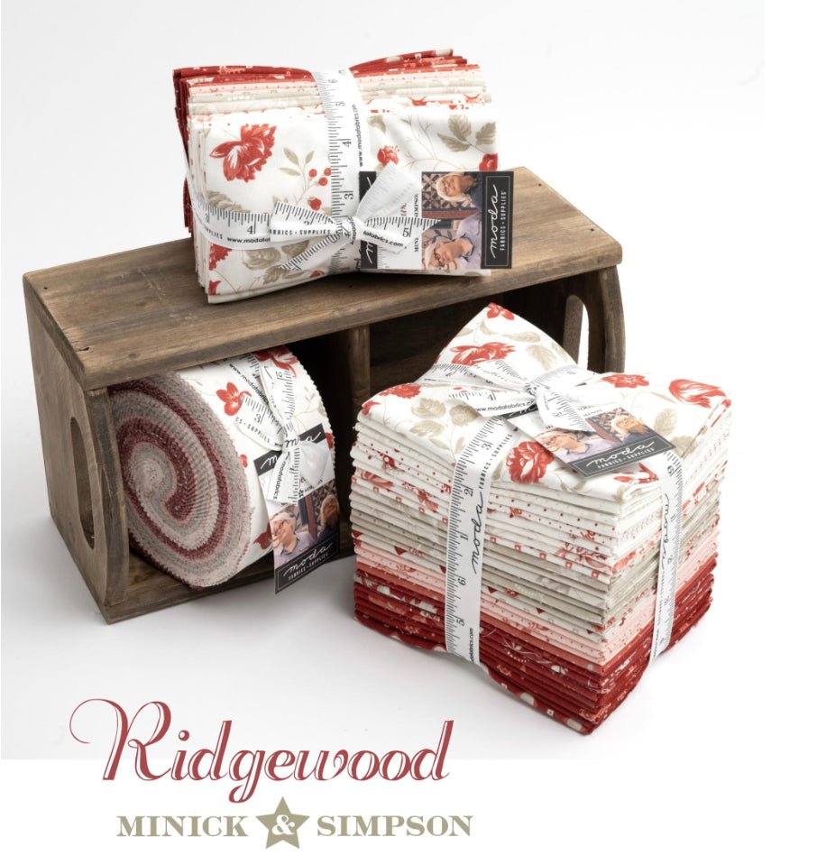 Ridgewood Fat Quarter Bundle by Minick & Simpson for Moda Fabrics. - Jammin Threads