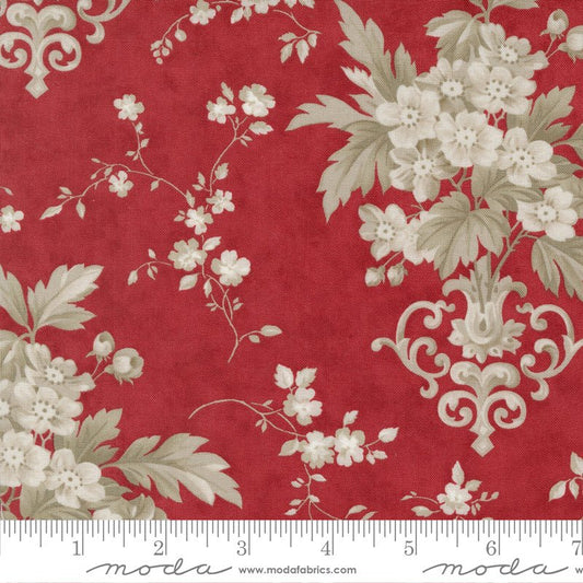 Ridgewood Ruby Cotton Quilt Fabric by Minick & Simpson for Moda Fabrics - Jammin Threads