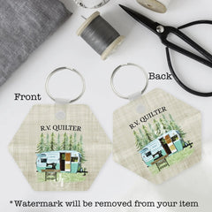 RV Quilter Key Chain - Jammin Threads