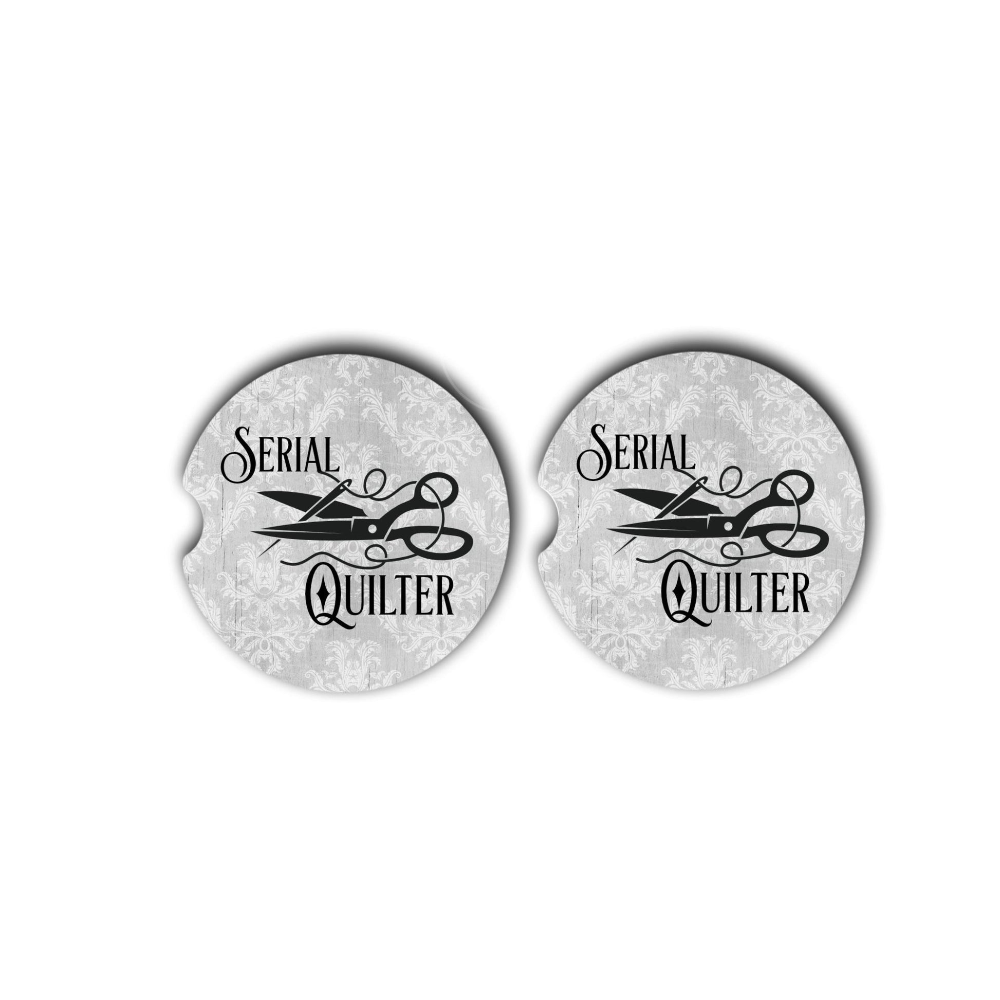 Serial Quilter Car Coasters - Jammin Threads