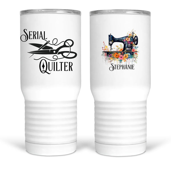 Serial Quilter Mug or Tumbler - Jammin Threads