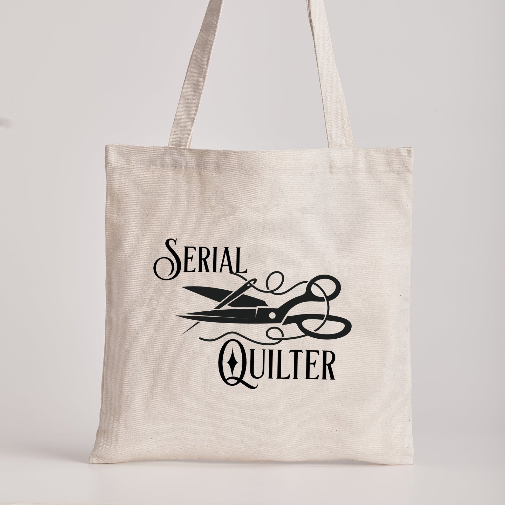 Serial Quilter Tote Bag. Personalized quilting tote bag - Jammin Threads