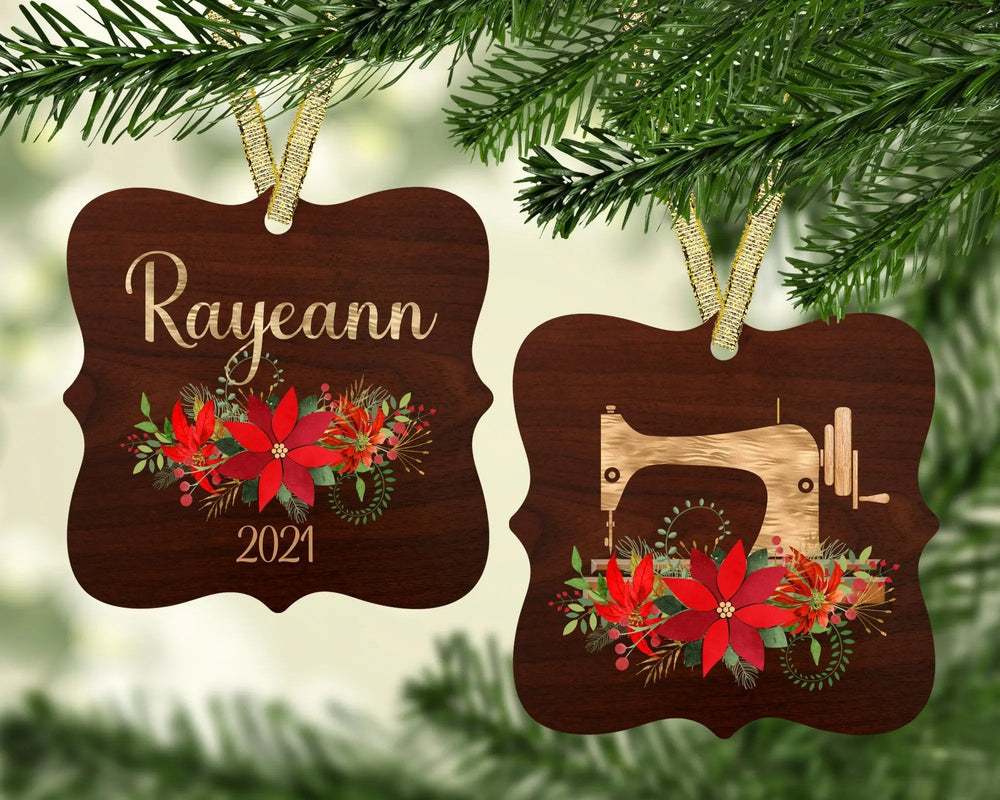 Sewing Machine Ornament - Jammin Threads