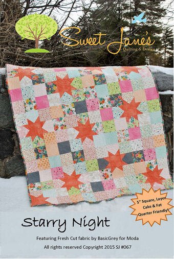 Starry Night Quilt Pattern by Sweet Jane's Quilting & Design - Jammin Threads