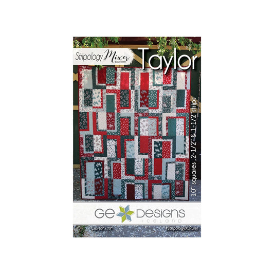 Stripology Mixer-Taylor Quilt Pattern. Layer Cake friendly. Fat Quarter friendly - Jammin Threads