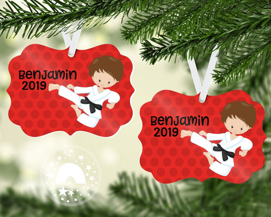 Taekwondo Christmas Ornament - Jammin Threads