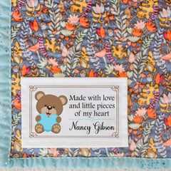 Teddy Bear Quilt Labels - Jammin Threads