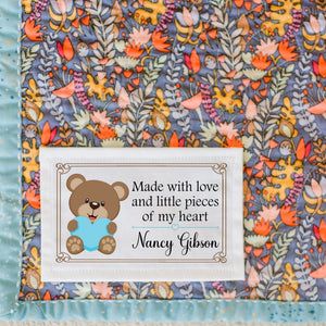 Teddy Bear Quilt Labels - Jammin Threads