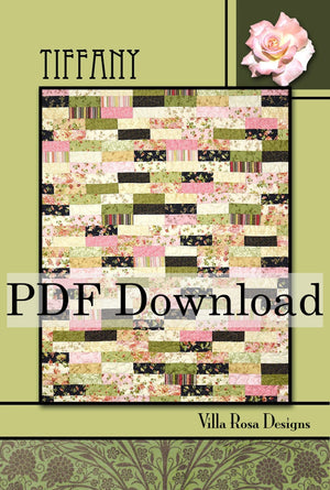 Tiffany Quilt Pattern by Villa Rosa Designs (PDF Downloadable Version) - Jammin Threads